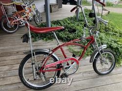 Vintage Schwinn Stingray Bicycles Assorted Colors Collection 6 Bikes