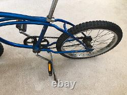 Vintage Schwinn Stingray Blue BMX BX around 1977 Bicycle Bike