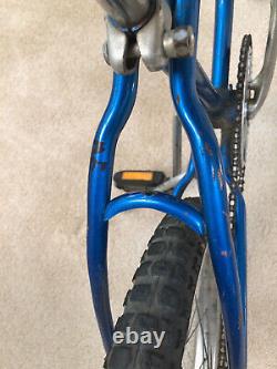 Vintage Schwinn Stingray Blue BMX BX around 1977 Bicycle Bike