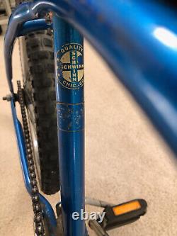 Vintage Schwinn Stingray Blue BMX BX around 1977 Bicycle Bike