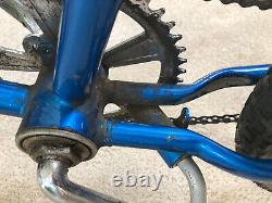 Vintage Schwinn Stingray Blue BMX BX around 1977 Bicycle Bike