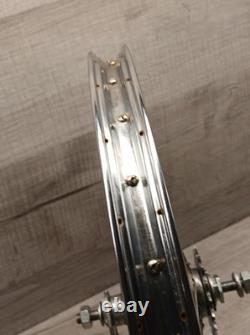 Vintage Schwinn Stingray Fastback 20 x 1 3/8 S-5 Front & Rear Coaster Wheelset