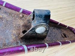 Vintage Schwinn Stingray Fastback Purple Violet Glitter Banana Seat Original