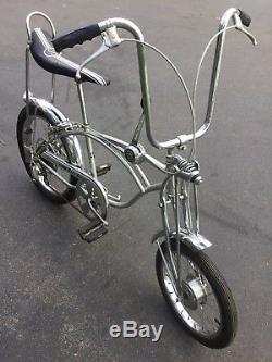 Vintage Schwinn Stingray Grey Ghost 5 Speed Stick Shift Boys Bike