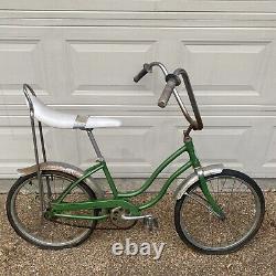 Vintage Schwinn Stingray Lil Chik Girls Banana Seat 20 Bike Garage Find