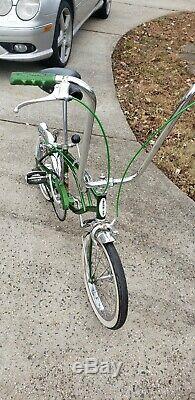 Vintage Schwinn Stingray Run-a-bout 3 Speed Stick Shift Bike Near Original