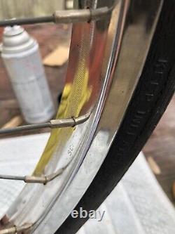 Vintage Schwinn Stingray Stamped Front Tubular S7 Wheel Rim/tire 20x1.75