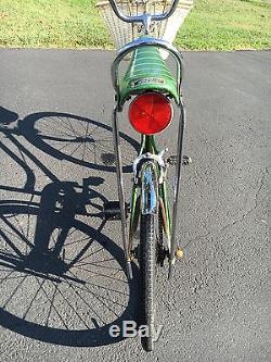 Vintage Schwinn Stingray Stardust 3 Speed Bicycle Green 20 All Original