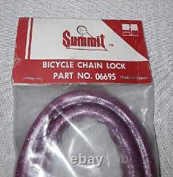 Vintage Schwinn Stingray Summit Violet Glitter Combination Lock Nos