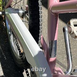 Vintage Schwinn Stingray banana seat bicycle with original basket. Beautiful