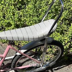 Vintage Schwinn Stingray banana seat bicycle with original basket. Beautiful