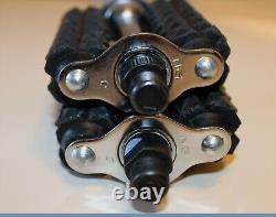Vintage Schwinn Style EG Reproduction Pedals 4 Diamond Block 9/16/20 Axles