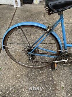 Vintage Schwinn Suburban 10 Speed Bicycle Blue 1970s Womans Bike