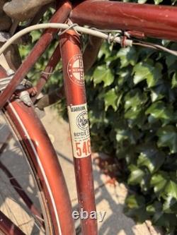 Vintage Schwinn Suburban 5-Speed Bicycle Cruiser 1970s Bike, Air Pump + Lights