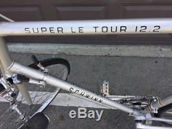 Vintage Schwinn Super Le Tour 12.2 Road Bike Mens Tall frame 25 1978