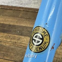 Vintage Schwinn Super Sport Step Through Frame 20in Blue CRMO 27in 120mm Women