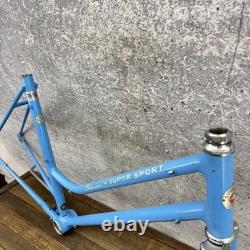 Vintage Schwinn Super Sport Step Through Frame 20in Blue CRMO 27in 120mm Women