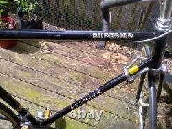 Vintage Schwinn Superior Road Bike Black Made in USA