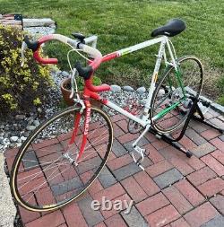 Vintage Schwinn Tempo Columbus Tubing Full Shimano 105 Road Bike Red Green White