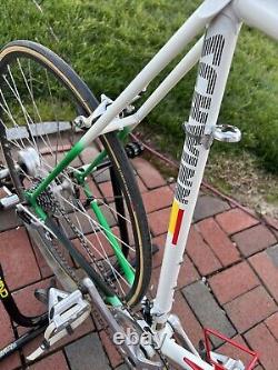 Vintage Schwinn Tempo Columbus Tubing Full Shimano 105 Road Bike Red Green White