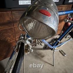 Vintage Schwinn Traveler Bicycle Blue WithLights New Tubes/Tires