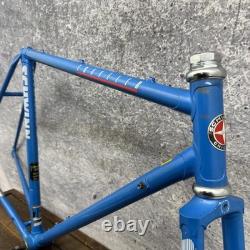 Vintage Schwinn Traveler Road Bike Frame 53cm Blue 4130 Chromoly USA 700c 126mm