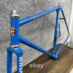 Vintage Schwinn Traveler Road Bike Frame 53cm Blue 4130 Chromoly USA 700c 126mm