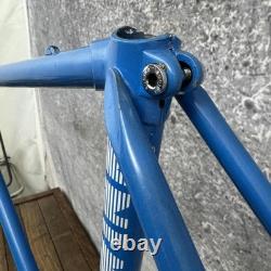 Vintage Schwinn Traveler Road Bike Frame 53cm Blue 4130 Chromoly USA 700c 126mm