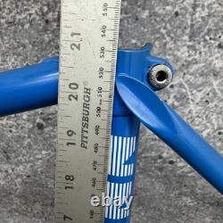 Vintage Schwinn Traveler Road Bike Frame 53cm Blue 4130 Chromoly USA 700c 126mm