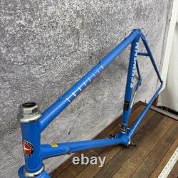 Vintage Schwinn Traveler Road Bike Frame 53cm Blue 4130 Chromoly USA 700c 126mm