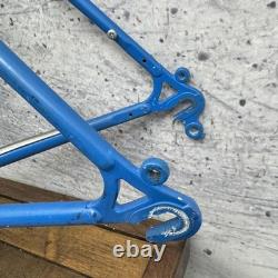 Vintage Schwinn Traveler Road Bike Frame 53cm Blue 4130 Chromoly USA 700c 126mm