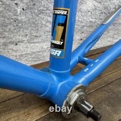 Vintage Schwinn Traveler Road Bike Frame 53cm Blue 4130 Chromoly USA 700c 126mm