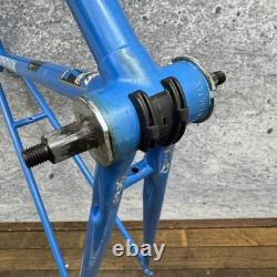 Vintage Schwinn Traveler Road Bike Frame 53cm Blue 4130 Chromoly USA 700c 126mm