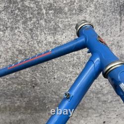 Vintage Schwinn Traveler Road Bike Frame 53cm Blue 4130 Chromoly USA 700c 126mm