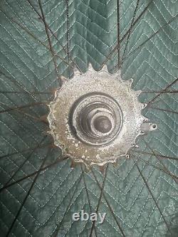 Vintage Schwinn Tubular S2 Rear Rim ND Hub Taken Off 1950s Hornet Bike