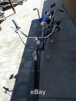 Vintage Schwinn Twinn Tandem Bicycle Blue 2 Seat 1969 Custom