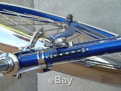 Vintage Schwinn Twinn Tandem Bicycle Blue 2 Seat 1969 Original 5 speed