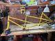 Vintage Schwinn Twinn Tandem Usa Bicycle Frame Yellow Jg102437 Built Sept'71