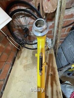 Vintage Schwinn Twinn Tandem USA Bicycle Frame Yellow JG102437 Built Sept'71