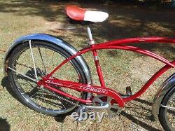 Vintage Schwinn Typhoon Bicycle 24inch Radiant Red 1971 Chrome Fenders