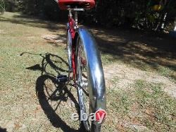 Vintage Schwinn Typhoon Bicycle 24inch Radiant Red 1971 Chrome Fenders