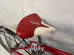 Vintage Schwinn Typhoon Men's Single Speed Red 1968 Very Original Rider Chicago