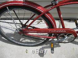 Vintage Schwinn Typhoon Rare 24 S7 Mens Mini Beach Cruiser Frame #ma78723