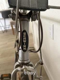 Vintage Schwinn Varsity 10 Speed Bicycle 1970s Original Ready For Restoration