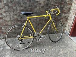 Vintage Schwinn Varsity 1973 Road Bike Chicago Kool Lemon Yellow Bicycle Men's