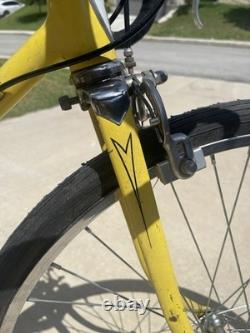 Vintage Schwinn Varsity 24 Small Frame Road Bike Yellow 10-Speed Early 1970s