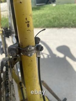 Vintage Schwinn Varsity 24 Small Frame Road Bike Yellow 10-Speed Early 1970s