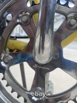 Vintage Schwinn Varsity 24 Small Frame Road Bike Yellow 10-Speed Early 1970s