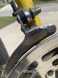 Vintage Schwinn Varsity 24 Small Frame Road Bike Yellow 10-Speed Early 1970s