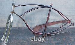 Vintage Schwinn Wasp Bike FRAME CHAINGUARD FORK Phantom Cruiser Bicycle 26Wheel